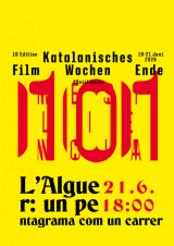 Filmplakat 10. Katalalanisches Filmwochenende: L´Alguer: un pentagrama com un carrer